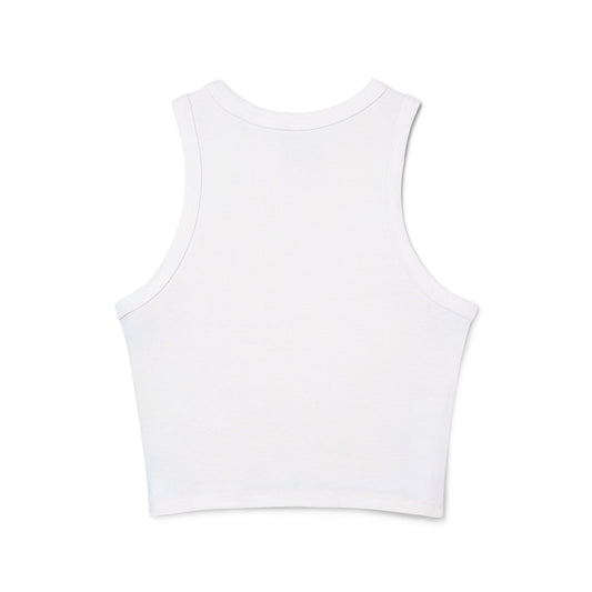Kiss my Lips Women's Micro Rib Racer Tank Top