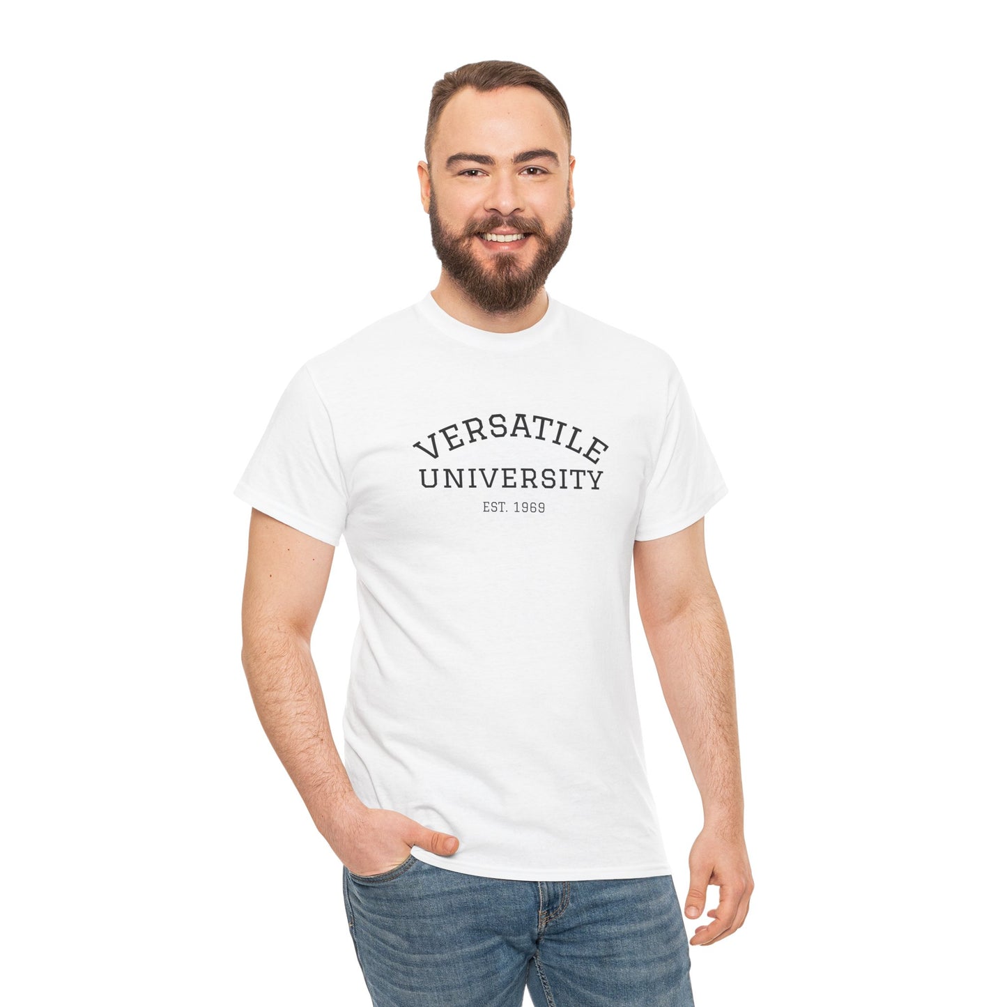 Versatile University Unisex Heavy Cotton Tee