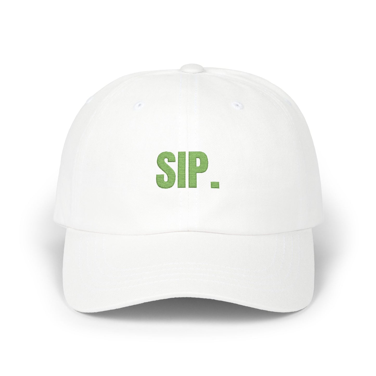 SIP. Classic White Dad Cap