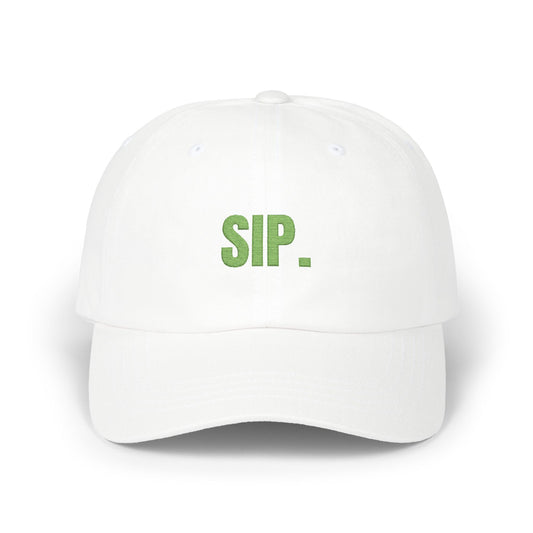 SIP. Classic White Dad Cap