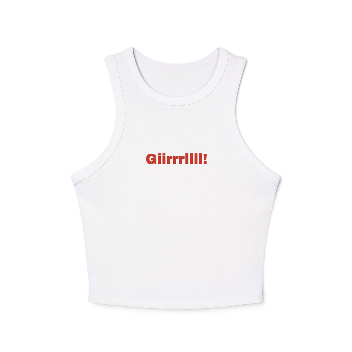 Girl Bye Women's Micro Rib Racer Tank Top