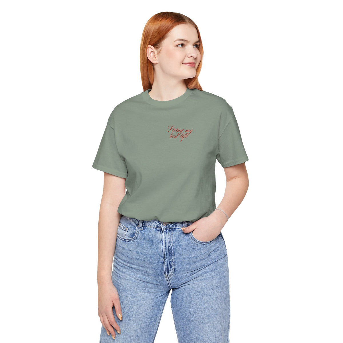 Living my best life Unisex Jersey Short Sleeve Tee