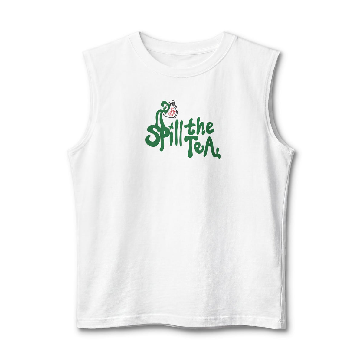 Spill the Tea Unisex Jersey Muscle Tank
