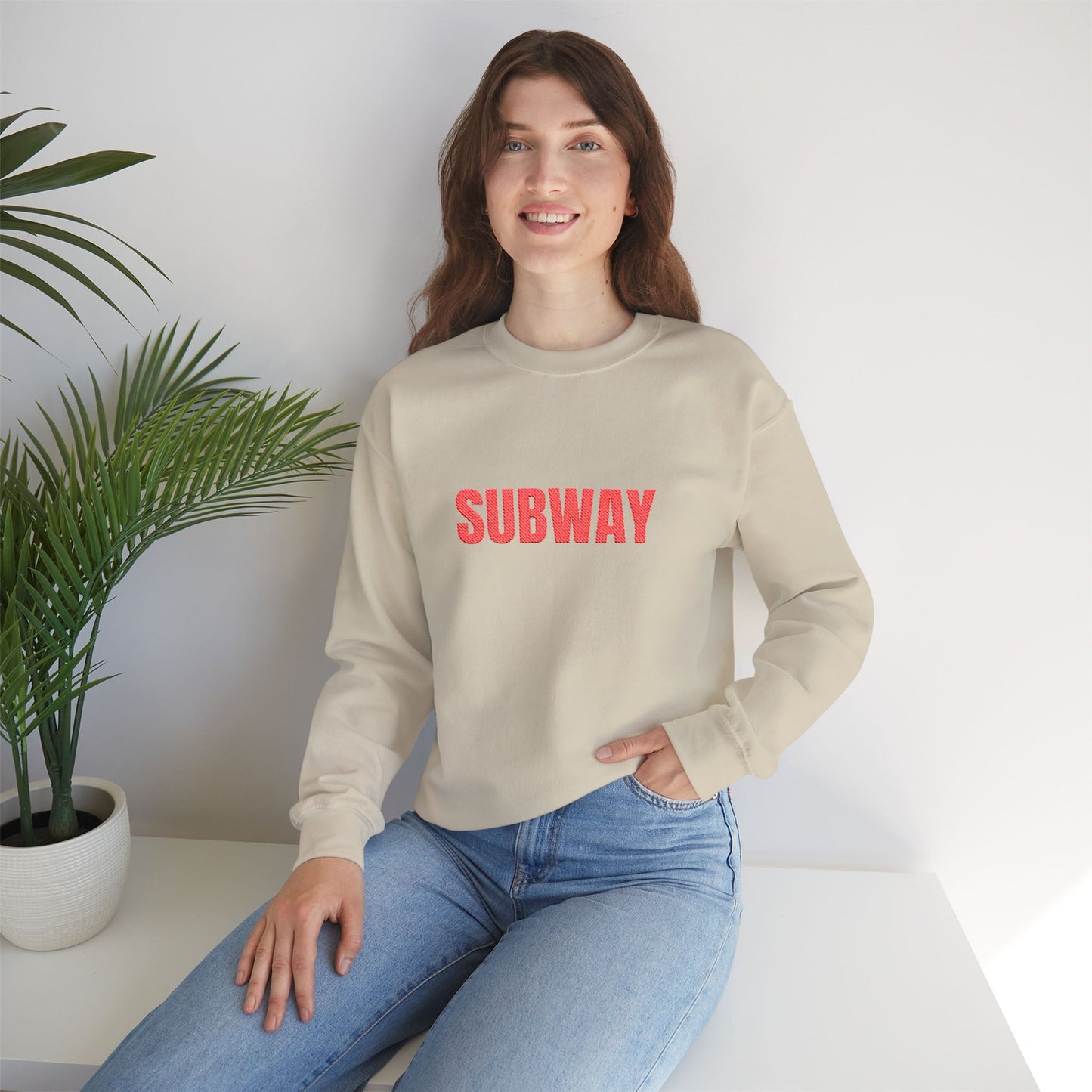 Subway Unisex Crewneck Sweatshirt