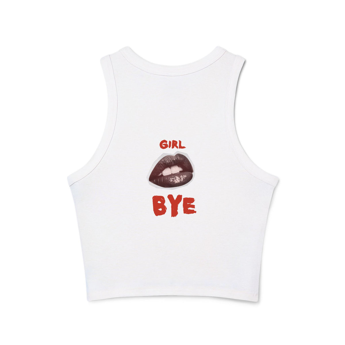 Girl Bye Women's Micro Rib Racer Tank Top