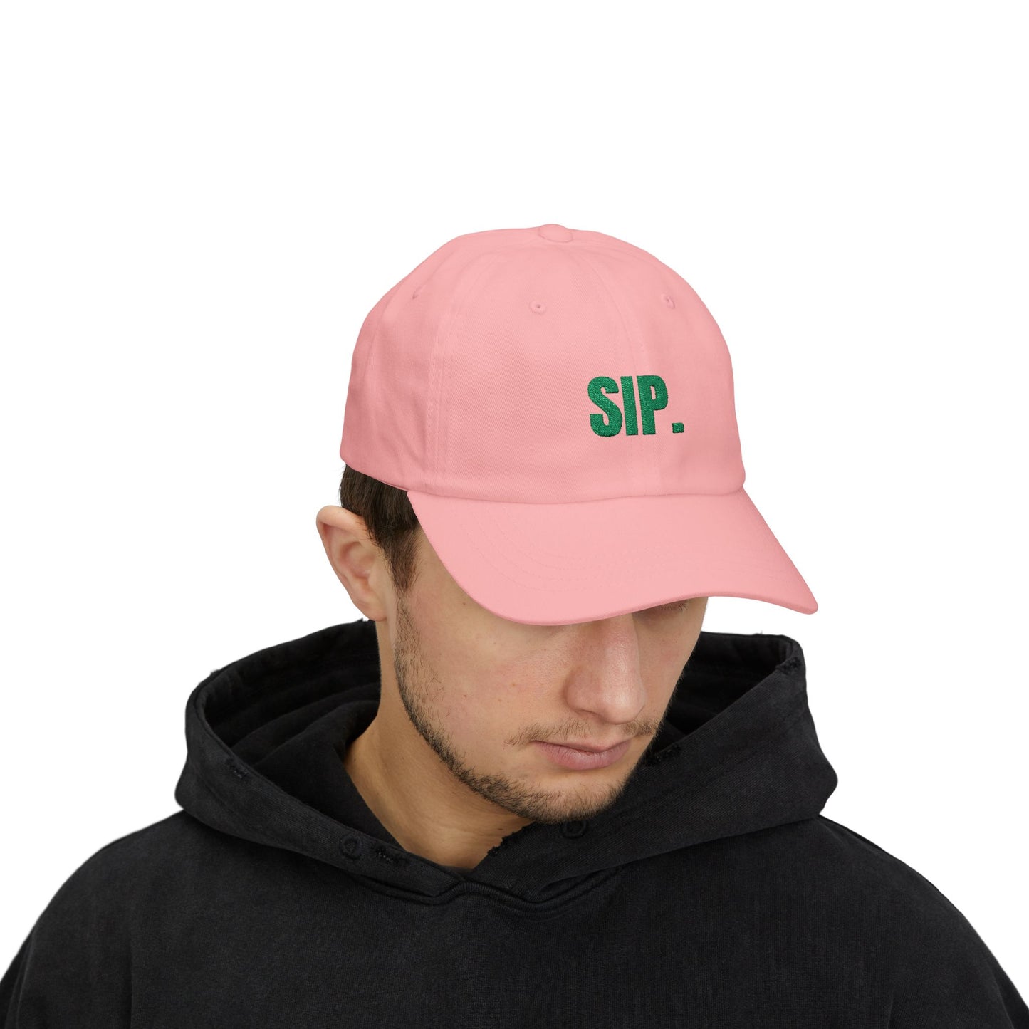 SIP. Classic Pink Dad Cap