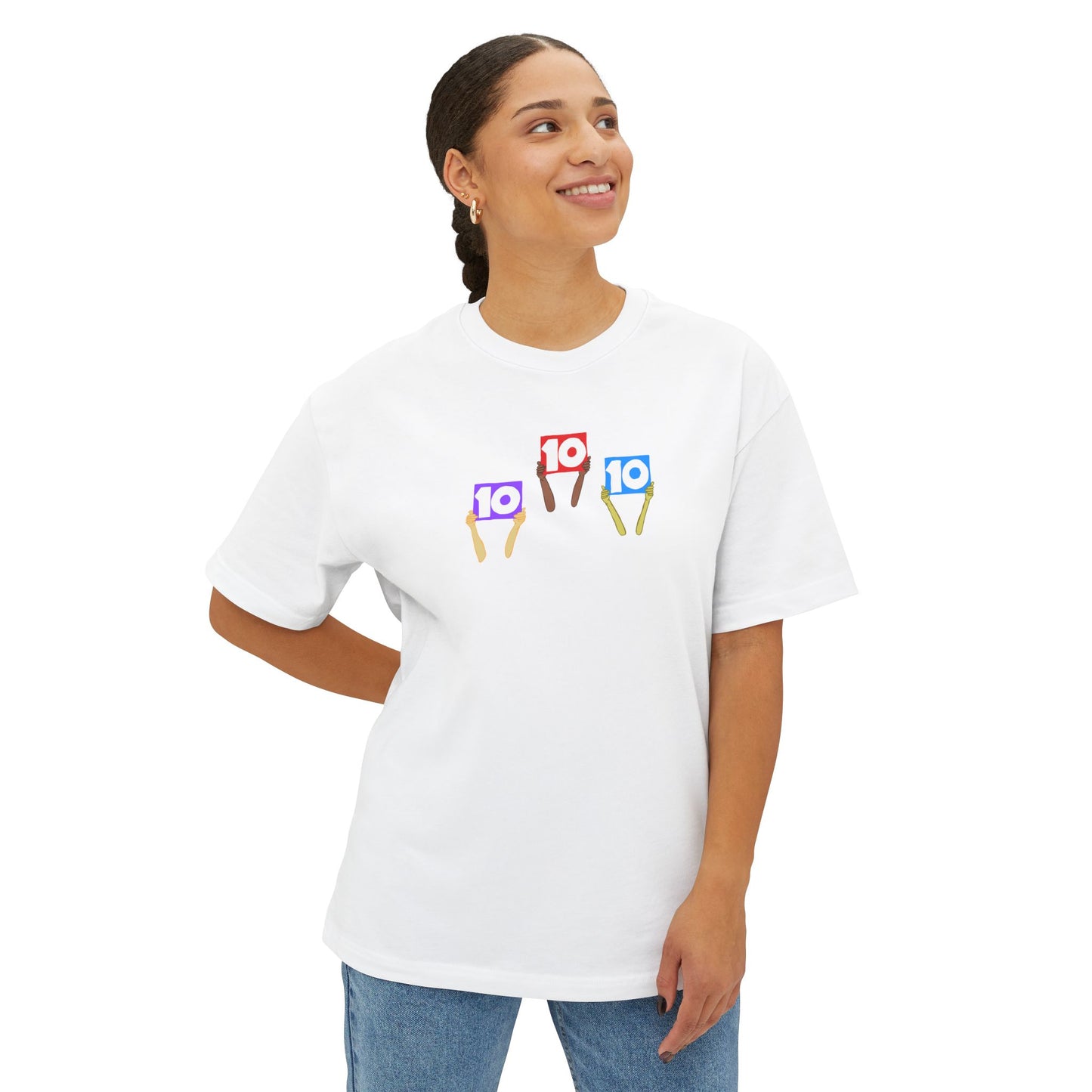10 10 10s Unisex Oversized Boxy Tee