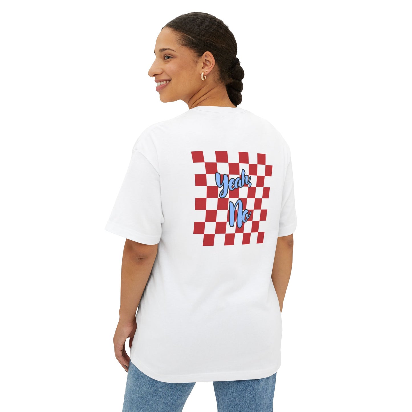 Yeah No Unisex Boxy Tee