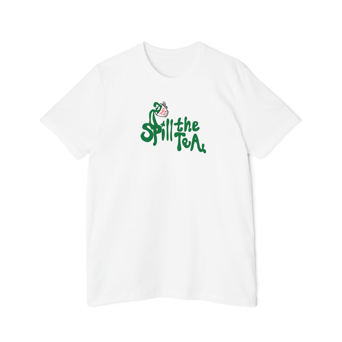 Spill the Tea Unisex Short-Sleeve Jersey T-Shirt