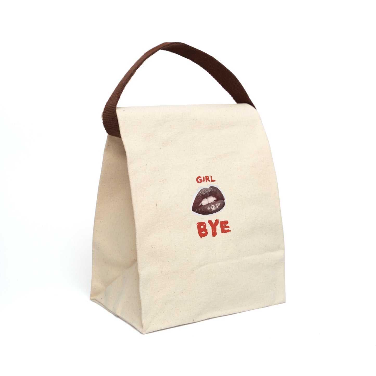 Girl Bye Mini Canvas Tote Bag With Strap