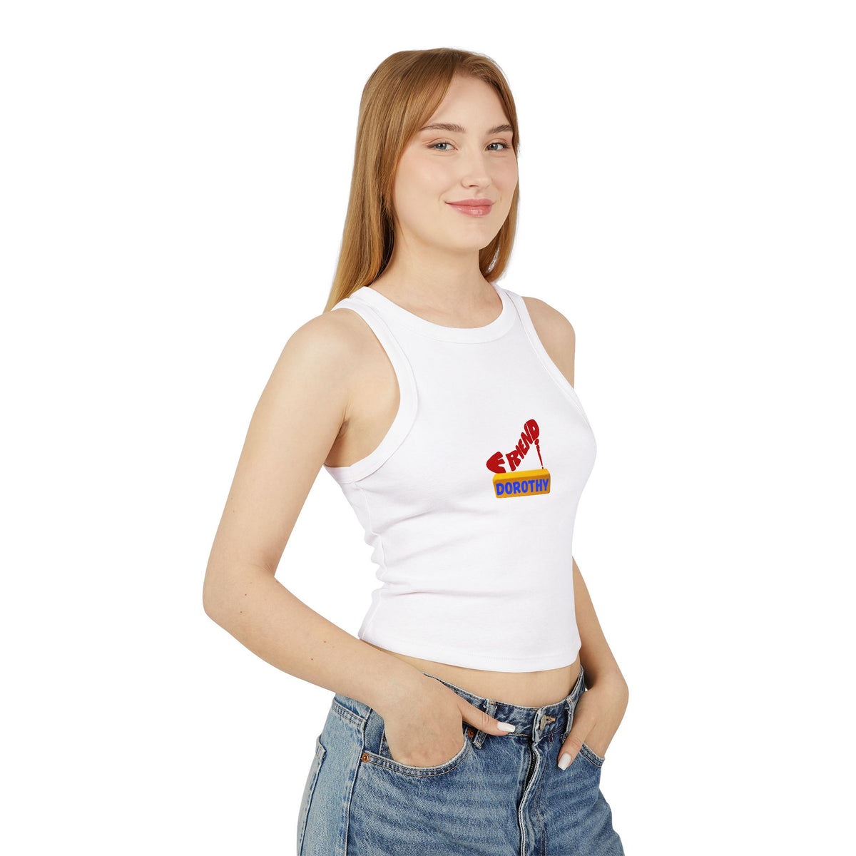 Friend of Dorothy Women's Micro Rib Racer Tank Top