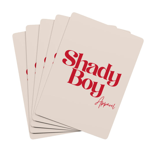 Shady Boy Apparel Playing Cards