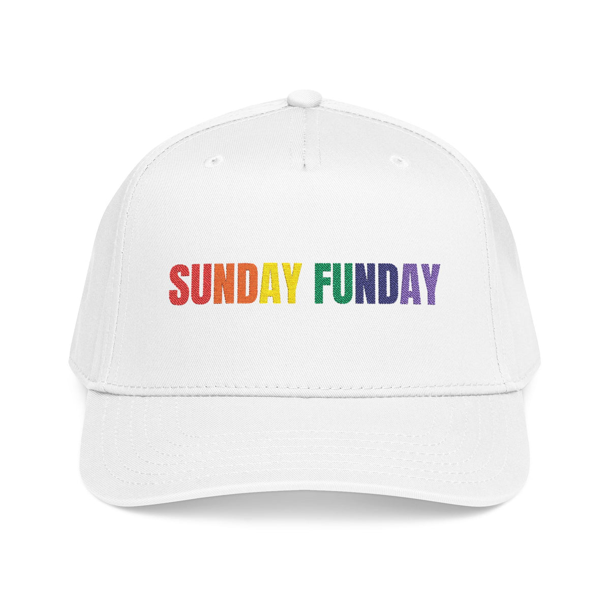 Rainbow Sunday Funday Baseball Cap