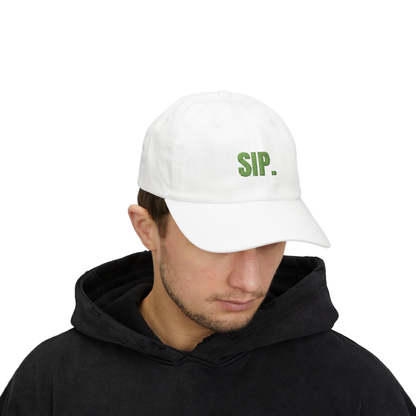 SIP. Classic White Dad Cap