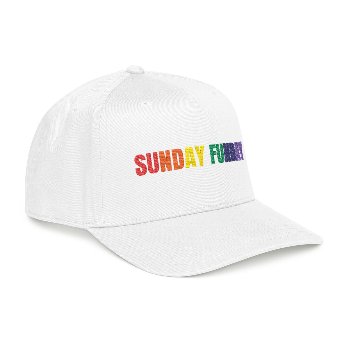 Rainbow Sunday Funday Baseball Cap