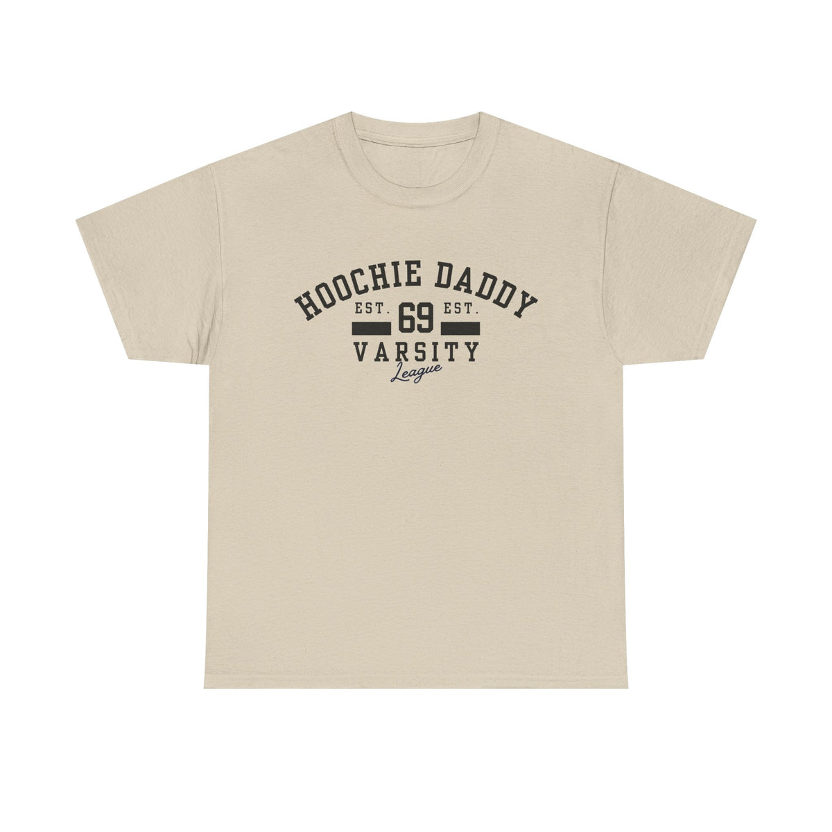 Hoochie Daddy Varsity Tee - Unisex Heavy Cotton Tee
