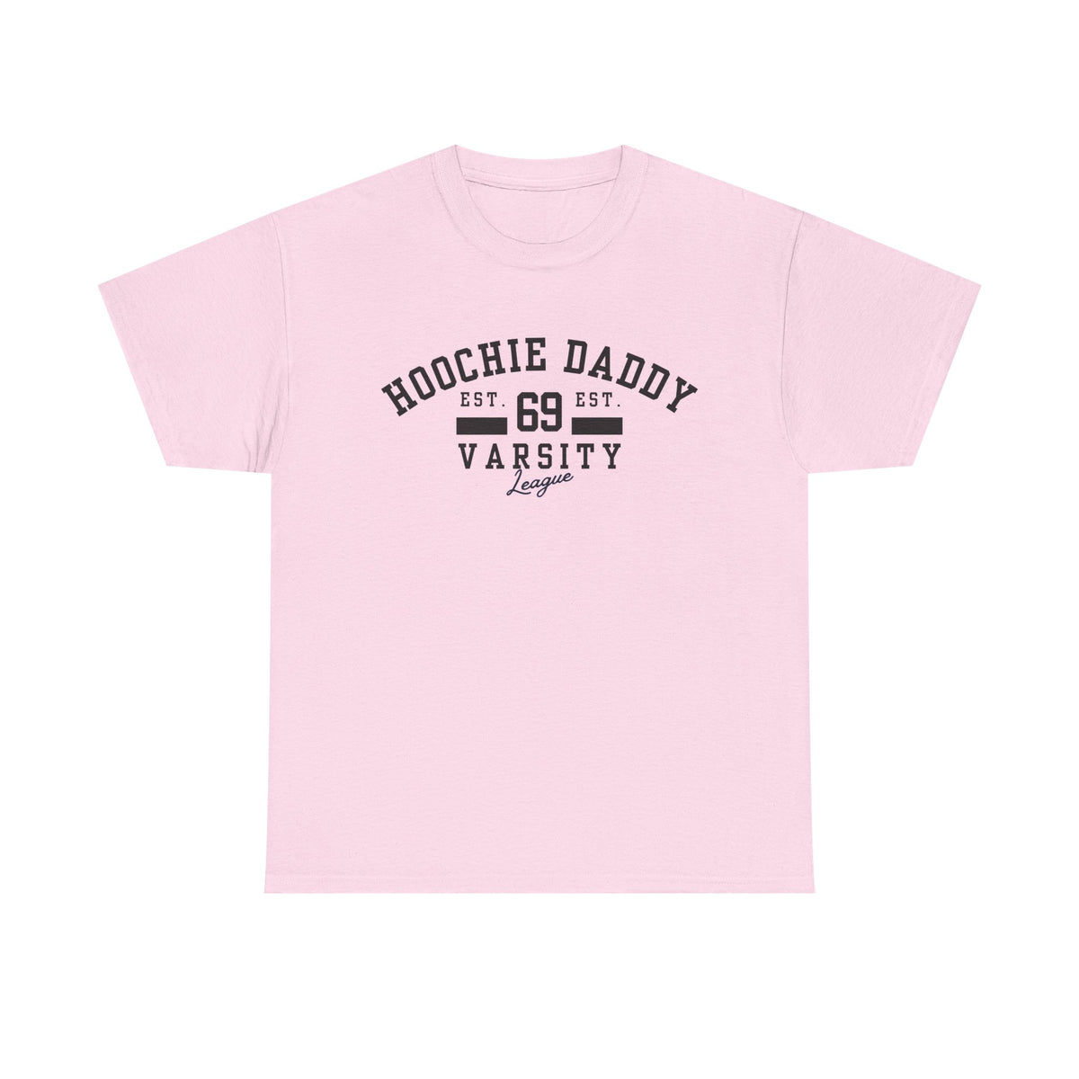 Hoochie Daddy Varsity Tee - Unisex Heavy Cotton Tee