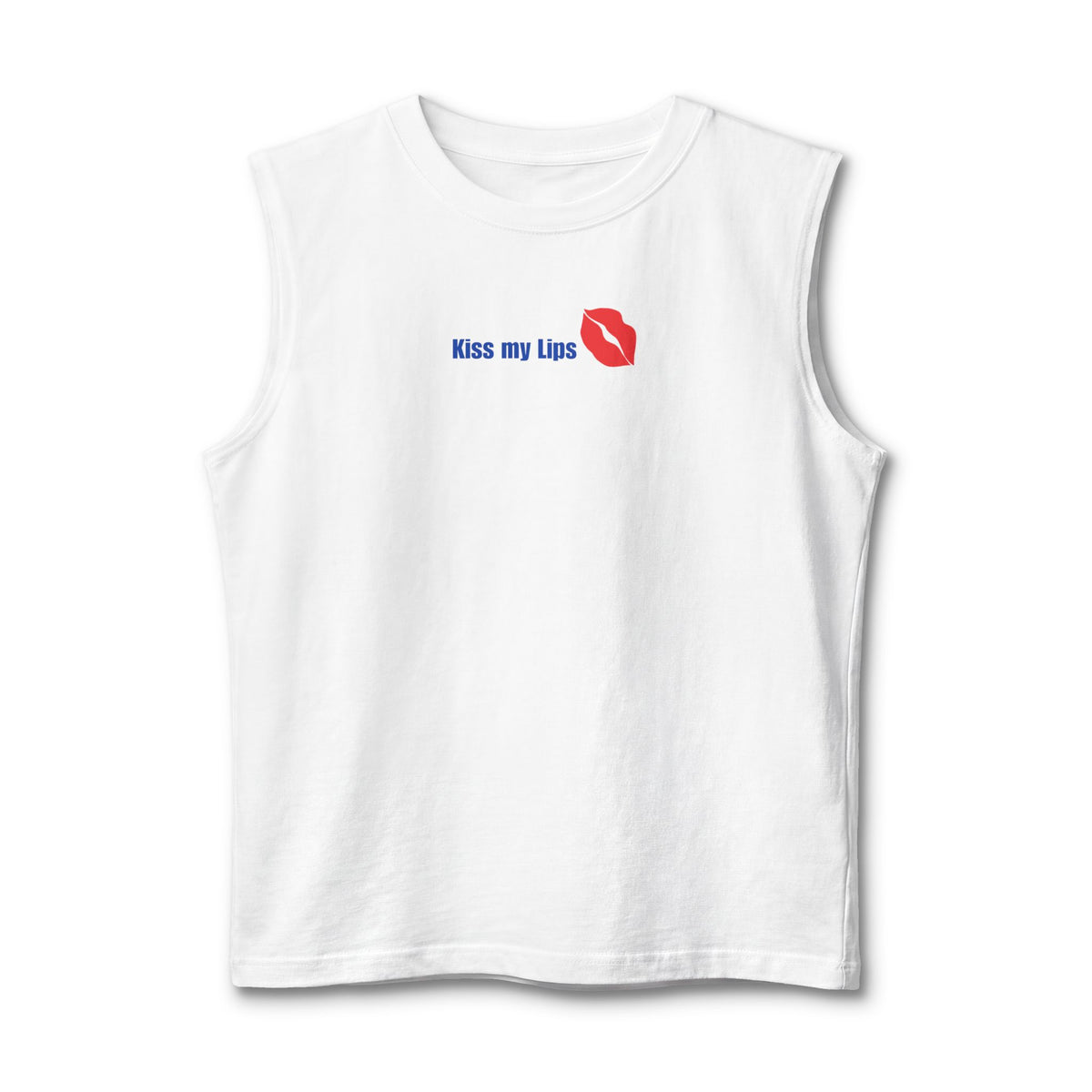 Kiss My Lips  Unisex Jersey Muscle Tank