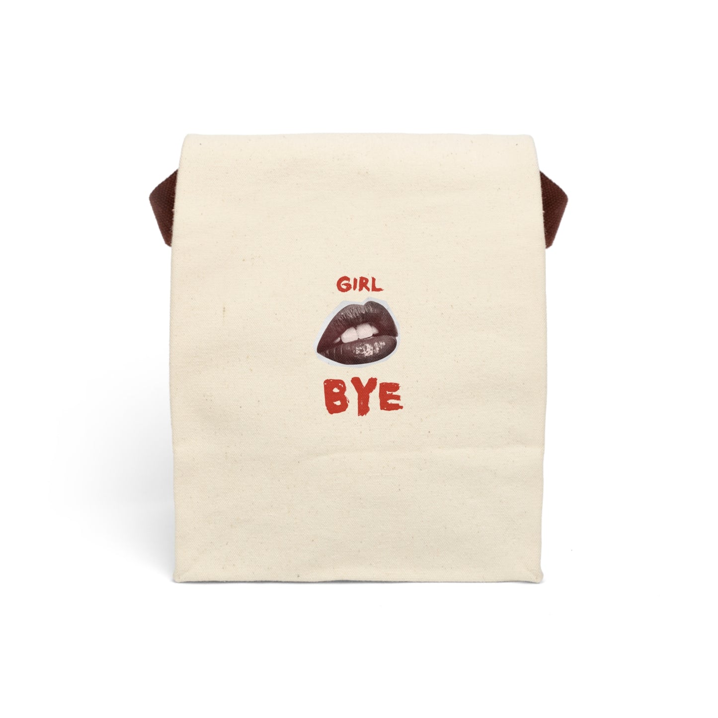 Girl Bye Mini Canvas Tote Bag With Strap