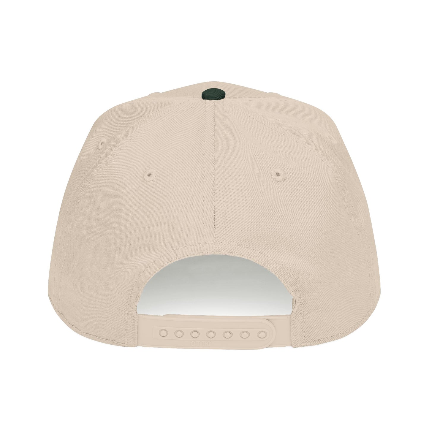 Gold Foil 'BYE' Baseball Cap — Mid Profile Two-Tone Hat
