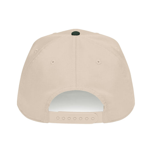 Gold Foil 'BYE' Baseball Cap — Mid Profile Two-Tone Hat