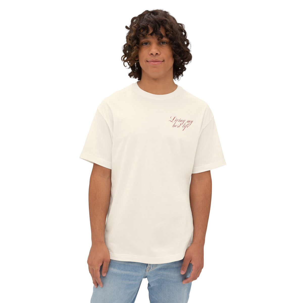 Living my Best Life Unisex Oversized Boxy Tee