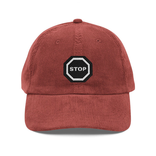 STOP Vintage Corduroy Cap