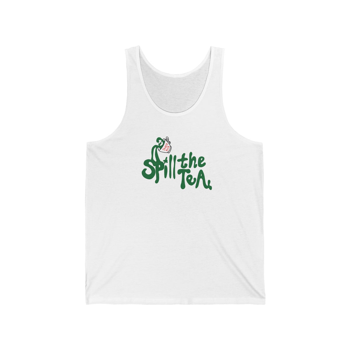 Spill the Tea Unisex Jersey Tank