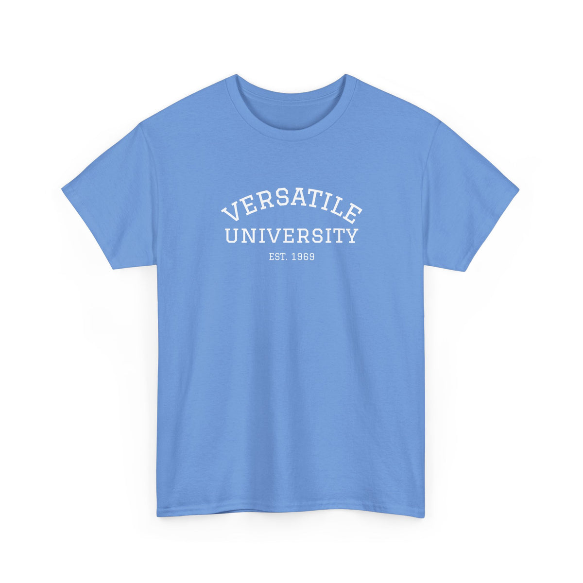 Versatile University White Font Unisex Heavy Cotton Tee