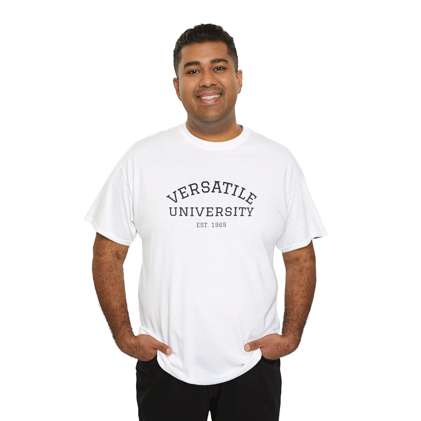 Versatile University Unisex Heavy Cotton Tee