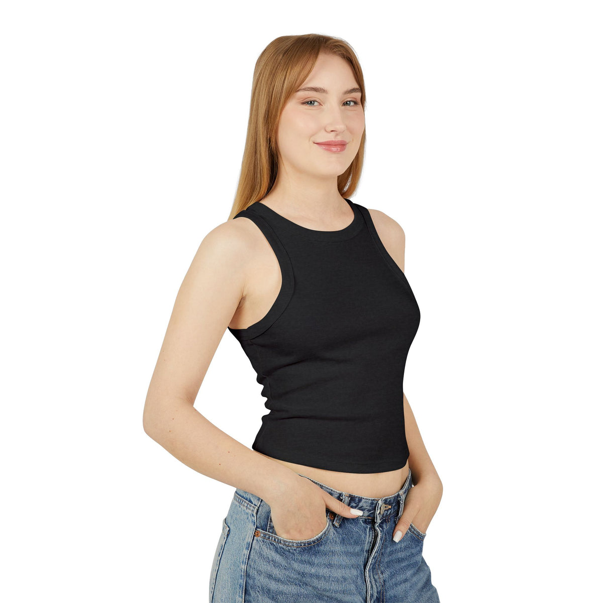 Shady Boy Apparel Women's Micro Rib Racer Tank Top