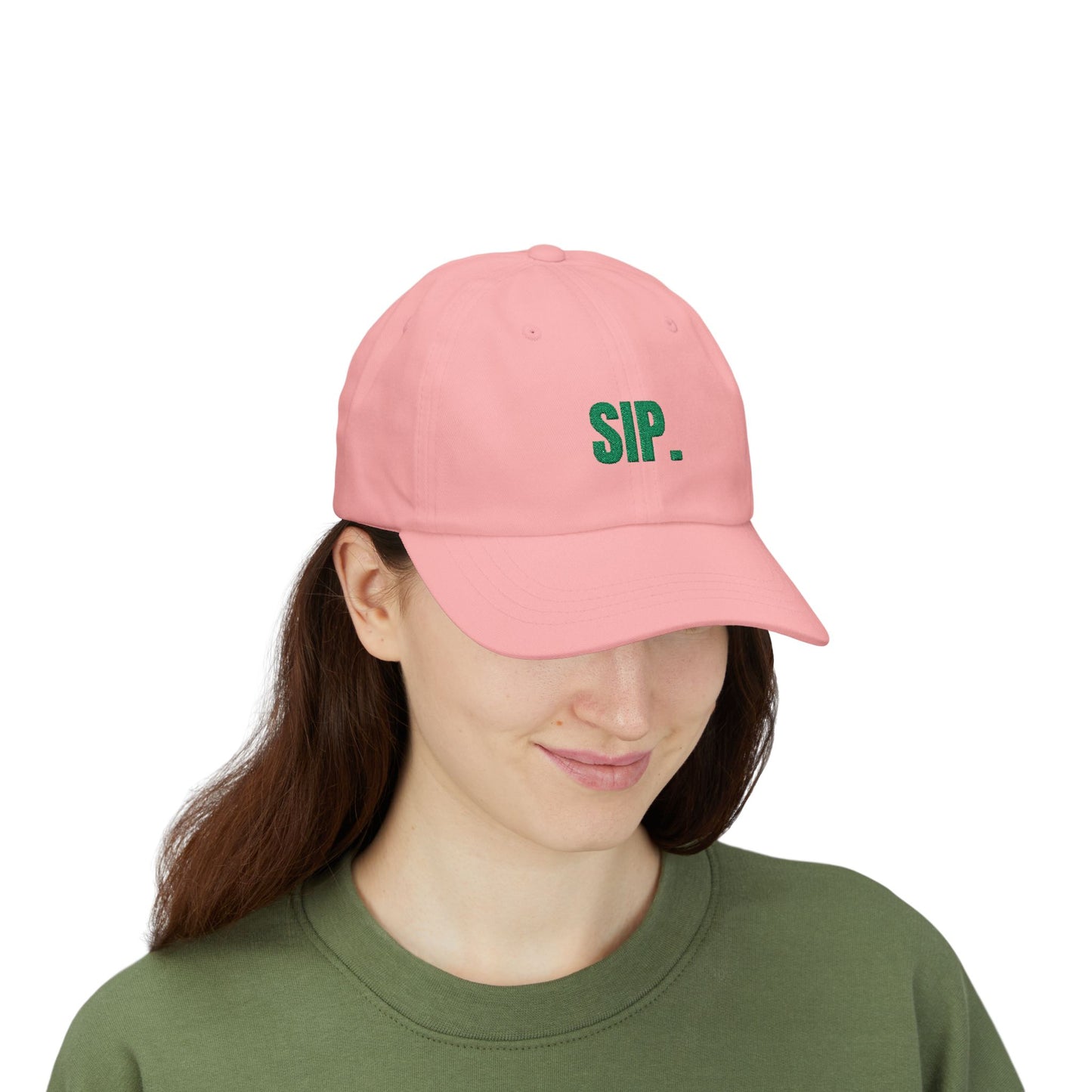 SIP. Classic Pink Dad Cap