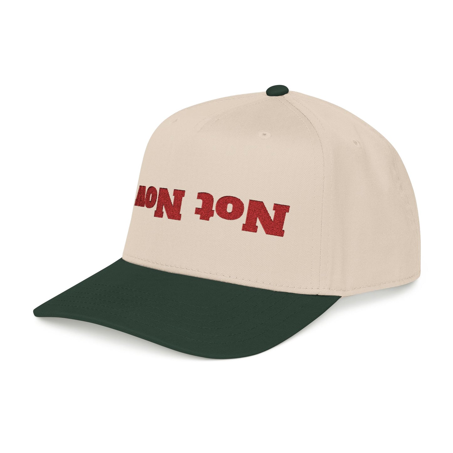 "Not Now" Embroidered Mid Profile Baseball Cap