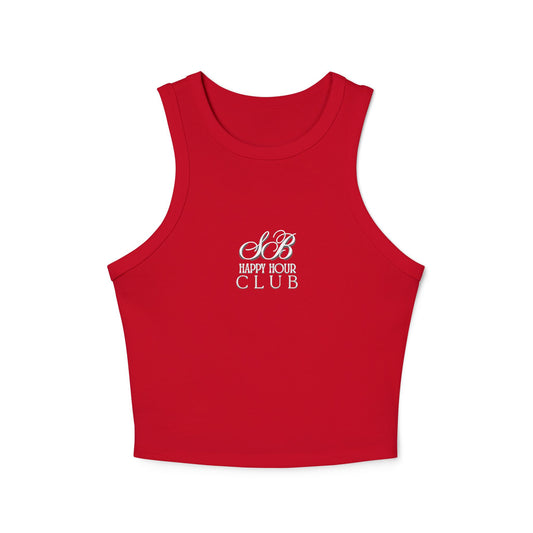 Shady Boy HH Club Women's Micro Rib Racer Tank Top
